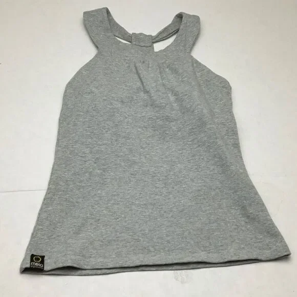 HYDE Yoga Organic Shelf Bra Racerback Grey Tank Women's Size XS - Picture 6 of 8